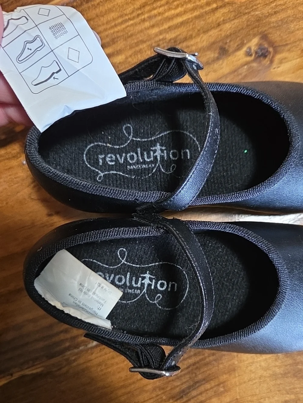 Revolution • Black Girls Mary Jane Tap Shoes